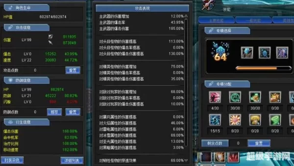 幻想神域加点