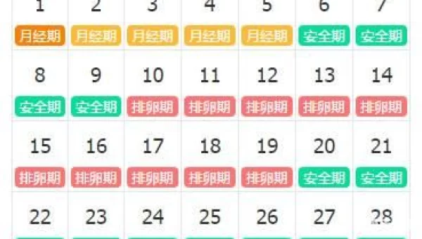 安全期 计算器