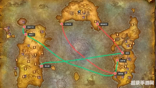 魔兽世界详细地图